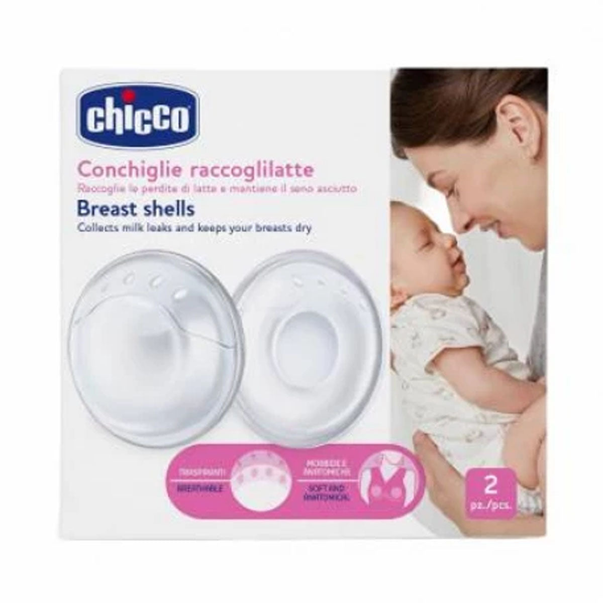 Chicco Breast Shells, 2 Pieces